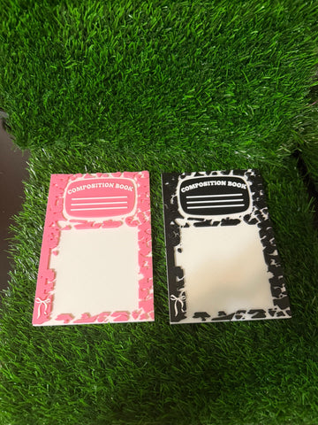 STICKY Note Holder For Teacher, Custom Composition Notebook Note Holder, Teacher Appreciation Gifts, Thank You Teacher Gifts