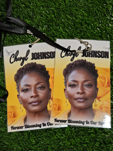 CUSTOM MEMORIAL LANYARDS, keepsake memorial