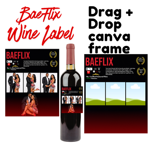 Baeflix Wine Label