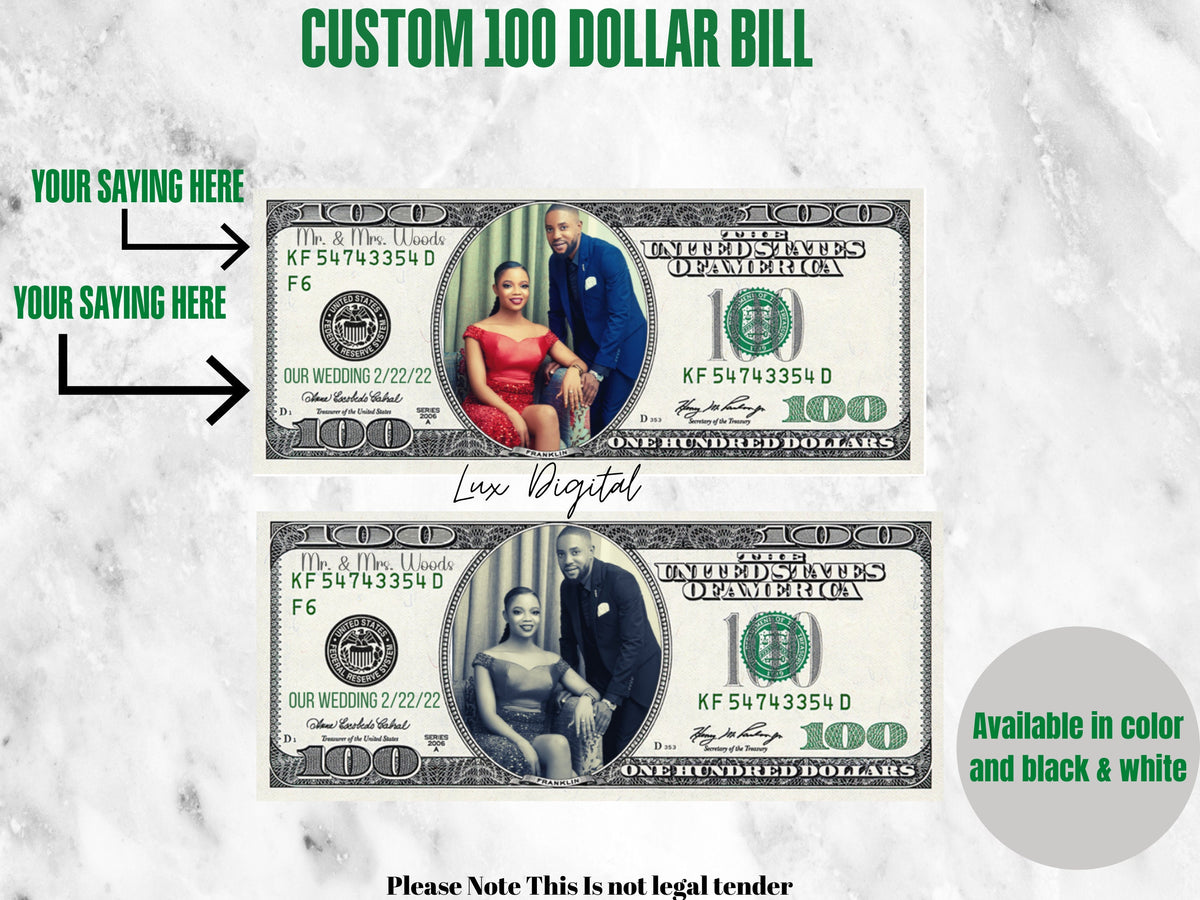 Customized Fake Money- Money Gun Prop Money
